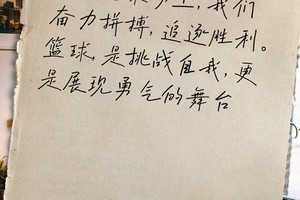 篮球训练励志短句子大全